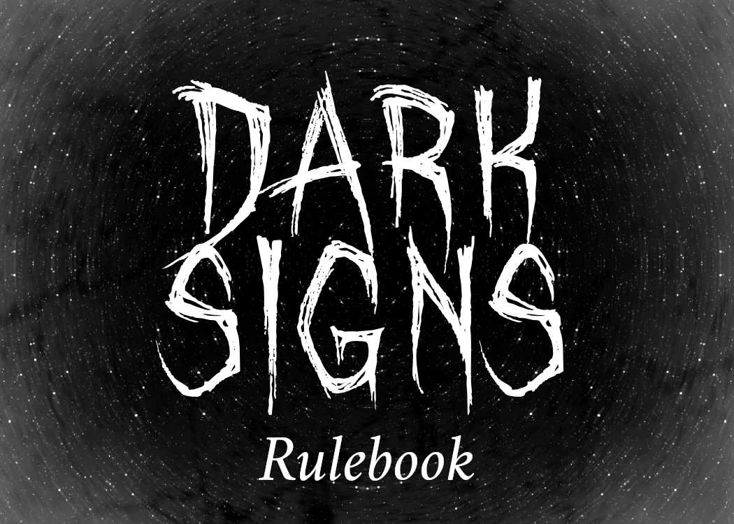 Dark Signs rulebook title