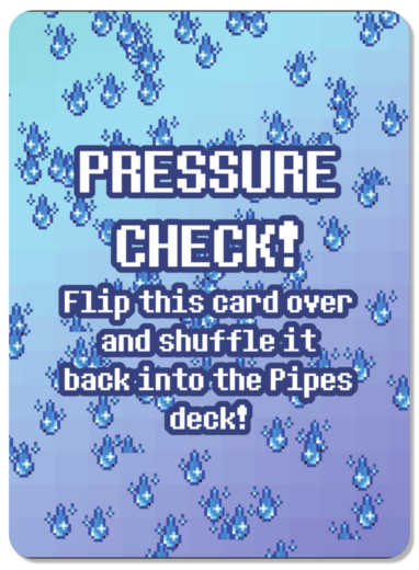 Downspout Card showing a Pressure Check