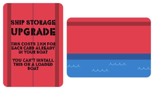 Freight Expectations ship storage upgrade card
