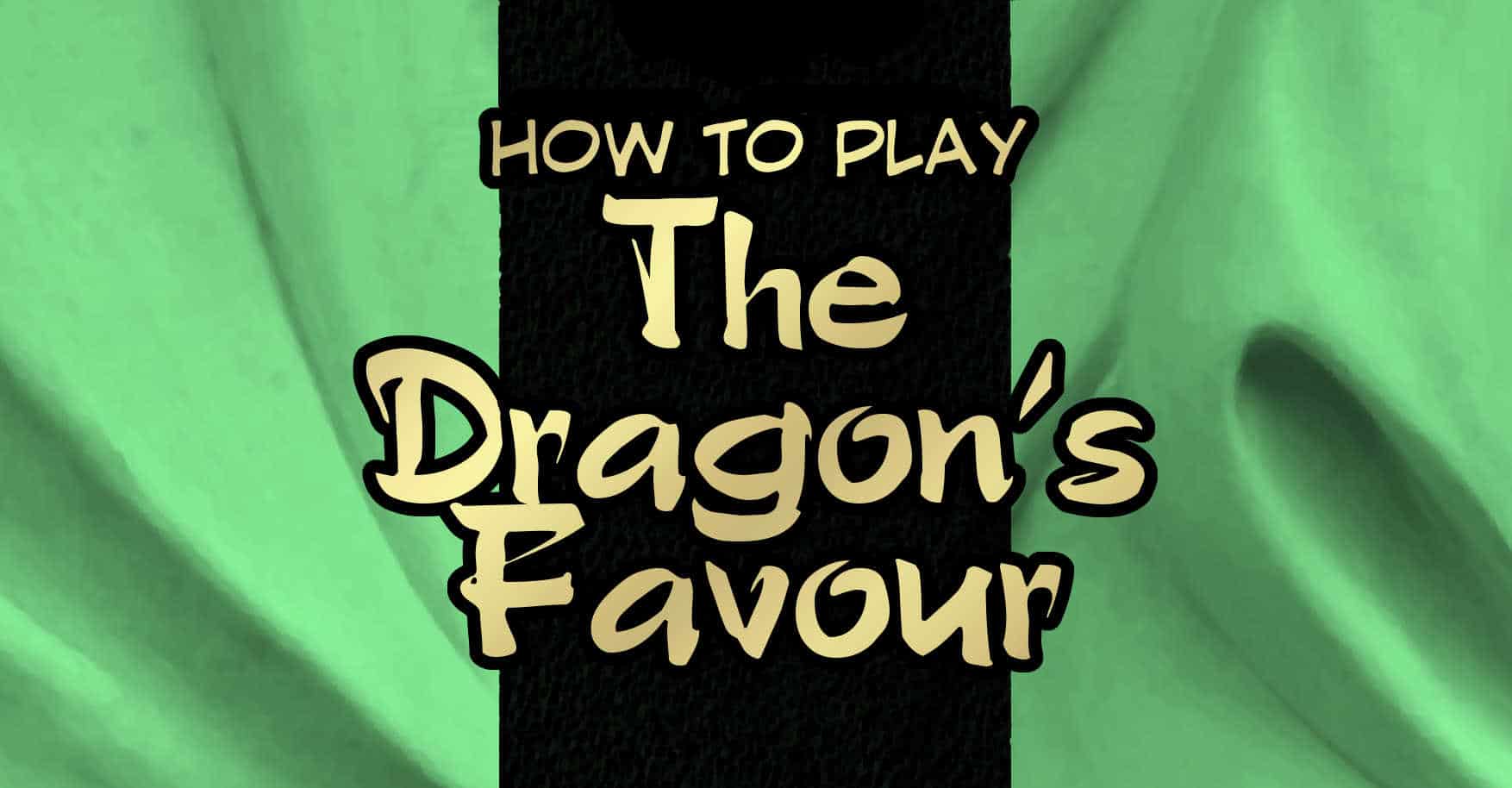 The Dragon's Favour rulebook title